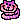 a small pixelart gif image of cheshire cat from alice in wonderland smiling at the user